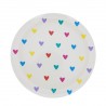Assiette multicoeurs
