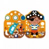 Gommettes formes : L'aventure de petit pirate