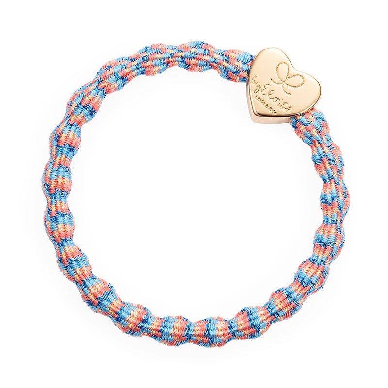 ByEloise bracelet élastique coeur doré - Coral reef ByEloise bracelet élastique coeur doré - Coral reef