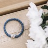 ByEloise bracelet élastique bling - Papillon bleu