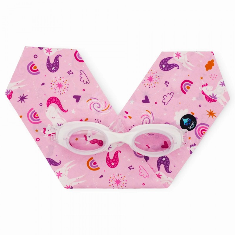 Lunettes de piscine avec bandeau enfants - Licornes magiques Lunettes de piscine avec bandeau enfants - Licornes magiques