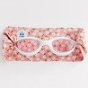 Lunettes de piscine avec bandeau enfants - Fleurs liberty
