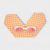 Lunettes de piscine avec bandeau enfants - Coeurs fond jaune