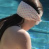 Lunettes de piscine avec bandeau enfants - Coeurs fond jaune