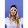 Lunettes de piscine avec bandeau adultes - Léopard jaune et lila