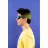Lunettes de piscine avec bandeau adultes - Kaki uni