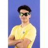 Lunettes de piscine avec bandeau adultes - Kaki uni