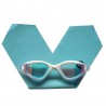 Lunettes de piscine avec bandeau adultes - Turquoise uni