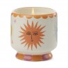 Bougie parfumée en céramique soleil - Fleur d'oranger