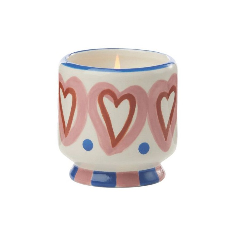 Bougie parfumée en céramique coeurs - Vanille Bougie parfumée en céramique coeurs - Vanille