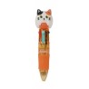 Mini bic à 4 couleurs - Chat roux