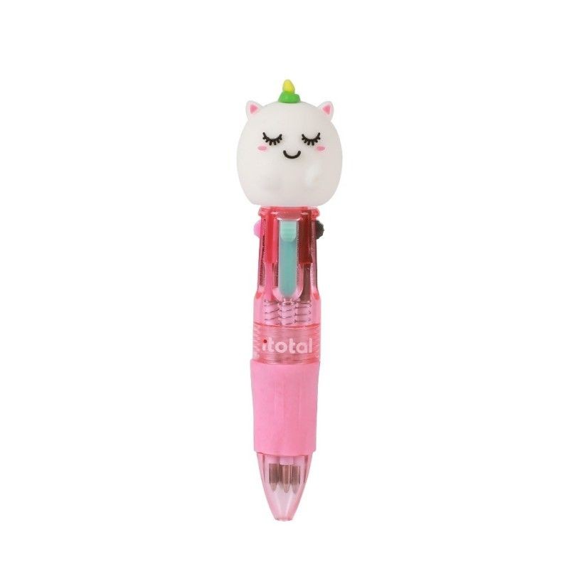 Mini bic à 4 couleurs - Licorne Mini bic à 4 couleurs - Licorne