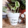Cache-pot en terre cuite - Merci Maîtresse