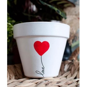 Cache-pot en terre cuite -...