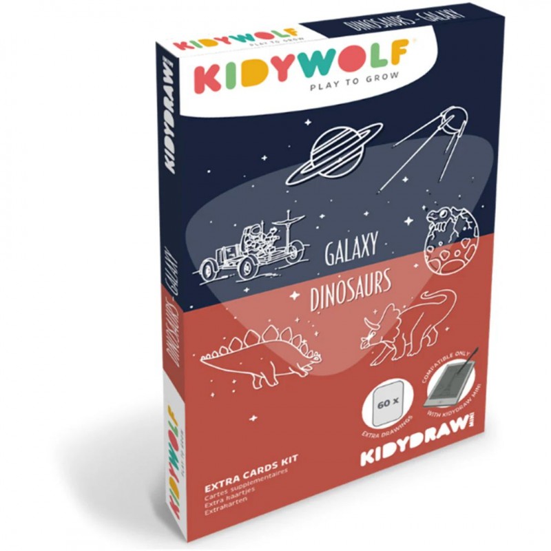 Recharges Kidydraw Mini - Galaxie & Dinosaures Recharges Kidydraw Mini - Galaxie & Dinosaures