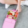 Set de 7 attaches en silicone pour repas - Rose/mauve