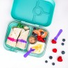 Set de 5 attaches en silicone pour repas - Rose/mauve