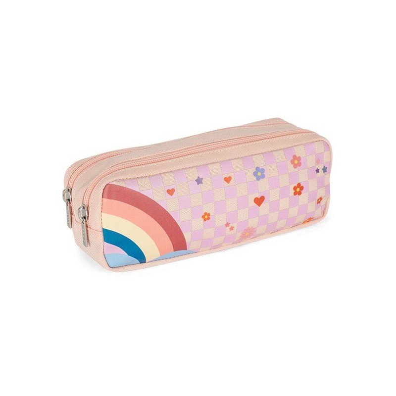 Plumier double - Arc-en-ciel Plumier double - Arc-en-ciel