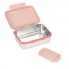Boite à tartines inox - Sunny explorer rose