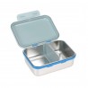 Boite à tartines inox - Sunny explorer bleu/vert