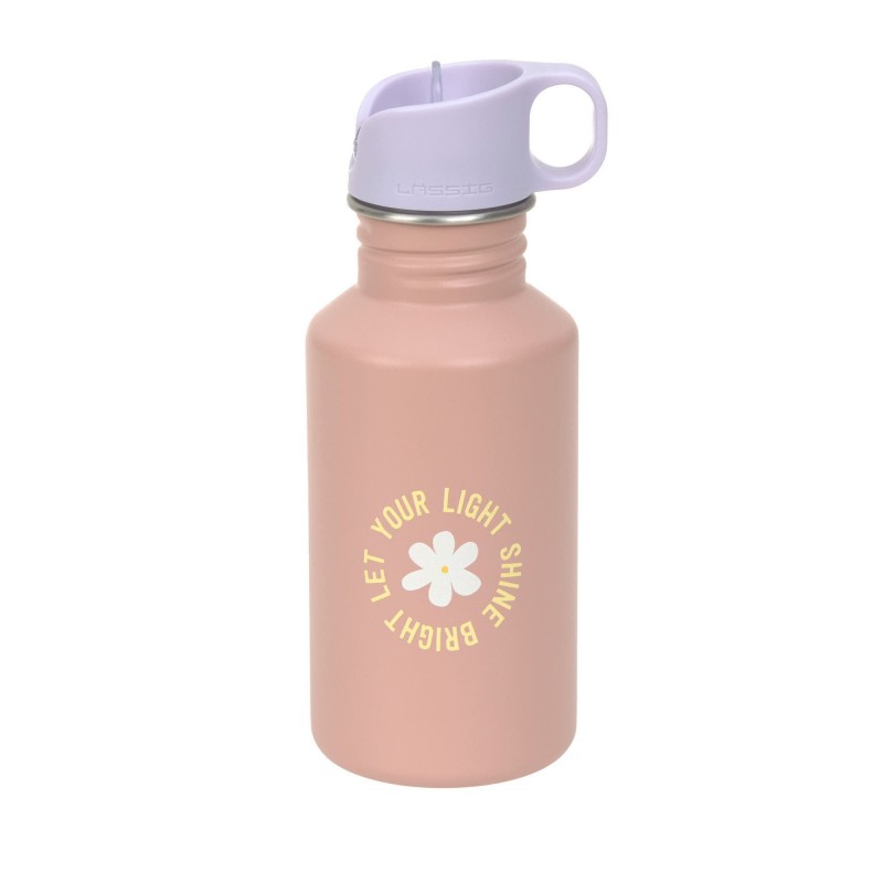 Gourde enfant inox 500 ml - Pattern party rose