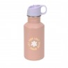 Gourde enfant inox 500 ml - Pattern party rose