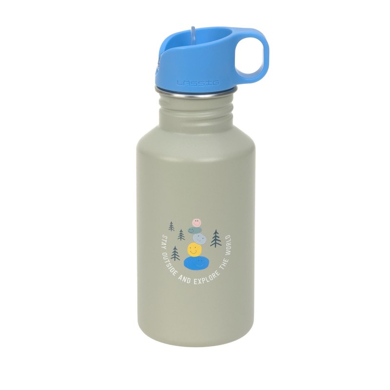 Gourde enfant inox 500 ml - Sunny explorer bleu/vert