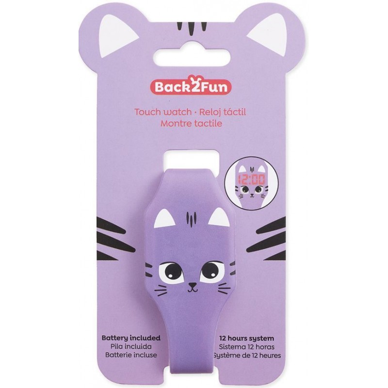 Montre digitale tactile - Chat Montre digitale tactile - Chat