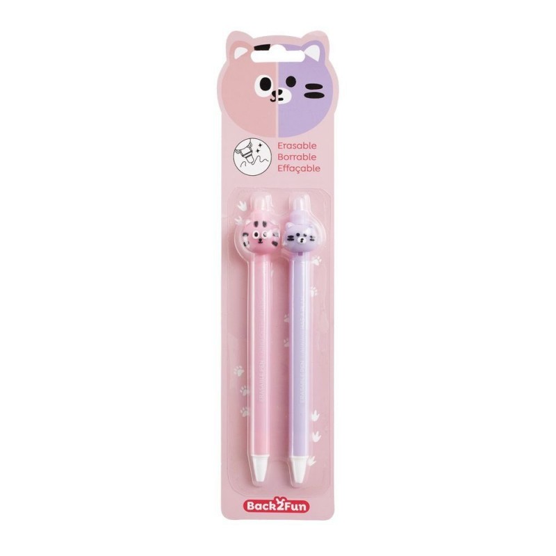 2 stylos effaçables - Chats 2 stylos effaçables - Chats