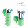 Trousse en silicone - Grenouille