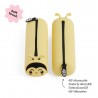 Trousse plate en silicone - Abeille