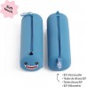 Trousse plate en silicone - Requin