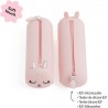 Trousse plate en silicone - Lapin