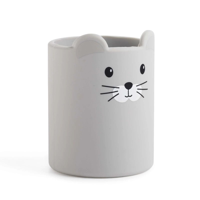 Pot à crayons en silicone - Souris Pot à crayons en silicone - Souris