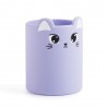 Pot à crayons en silicone - Chat