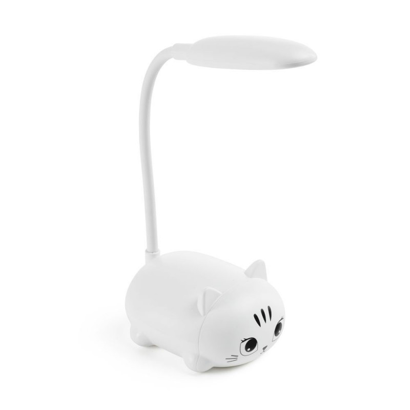 Lampe rechargeable Led - Chat blanc Lampe rechargeable Led - Chat blanc