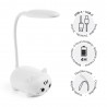 Lampe rechargeable Led - Chat blanc