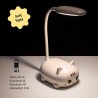 Lampe rechargeable Led - Chat blanc