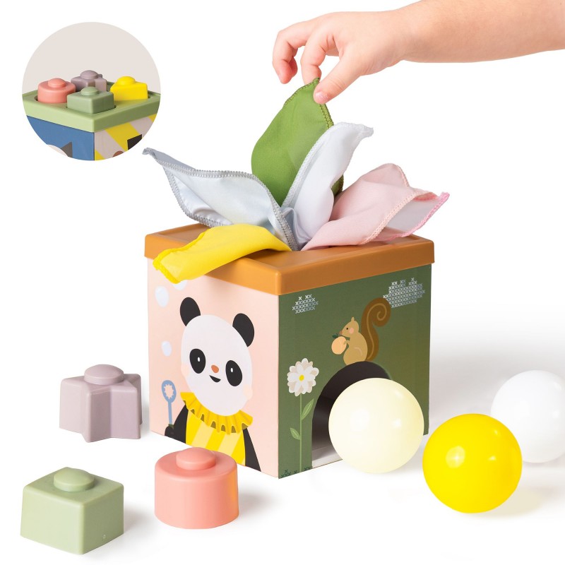 Cube de jeu et découvertes