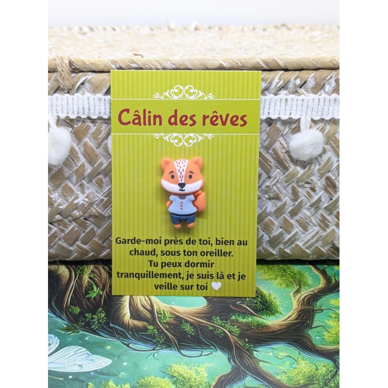 Carte Câlin des Rêves - Renard