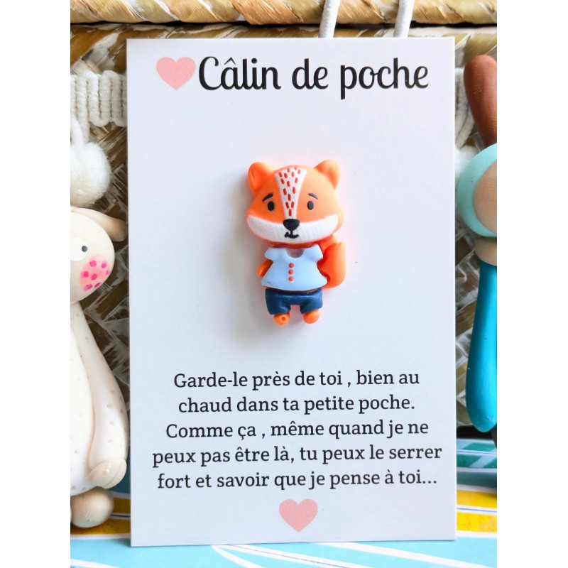 Carte Câlin de Poche - Renard