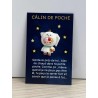 Carte Câlin de Poche - Petite fille théière