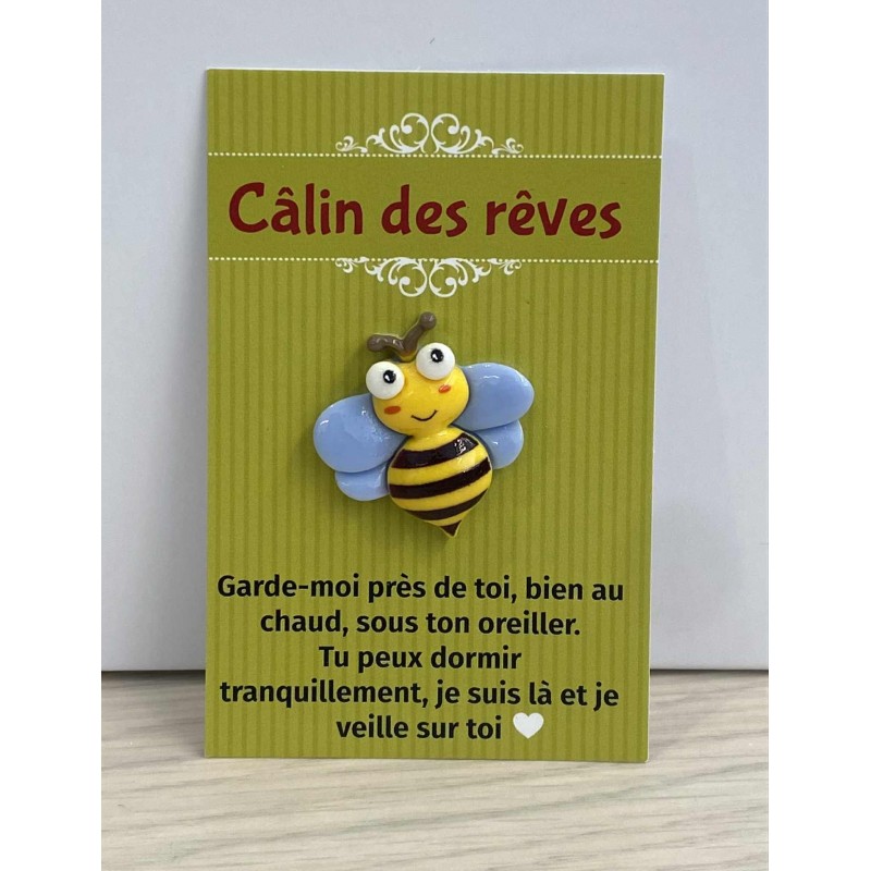 Carte Câlin des Rêves - Abeille