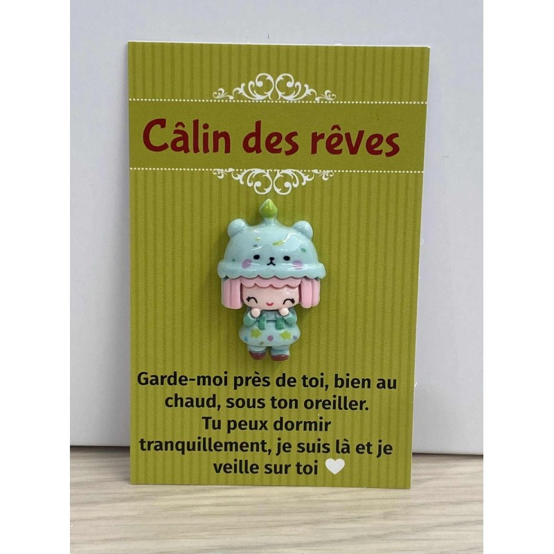 Carte Câlin des Rêves - Petite fille