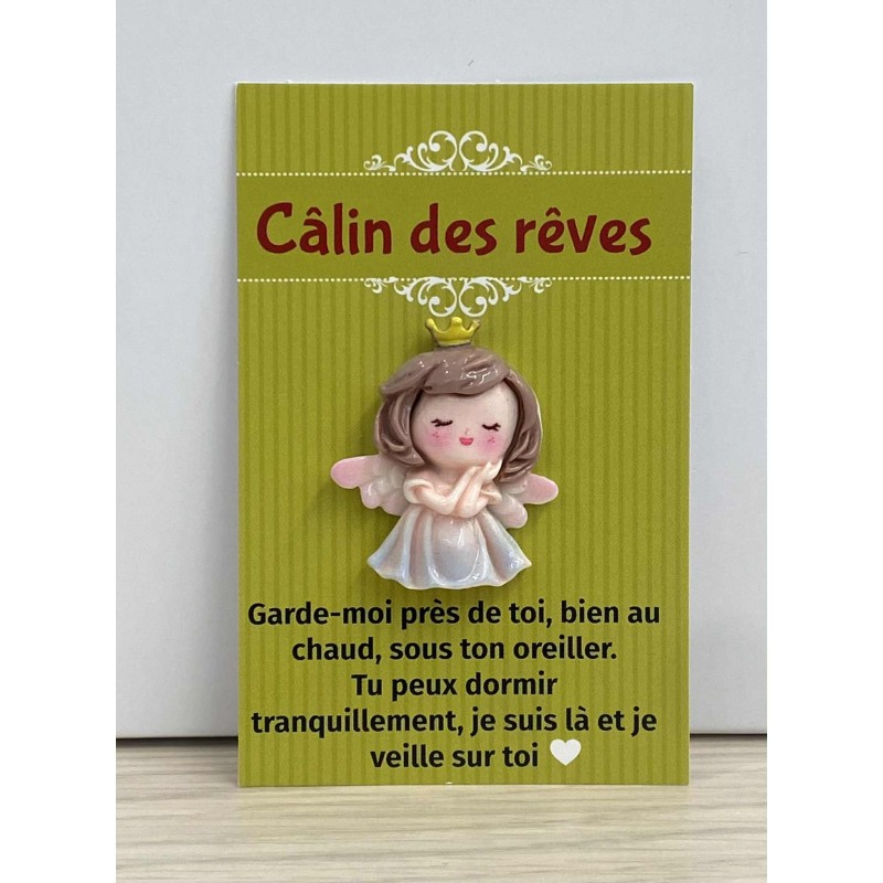 Carte Câlin des Rêves - Ange couronne Carte Câlin des Rêves - Ange couronne