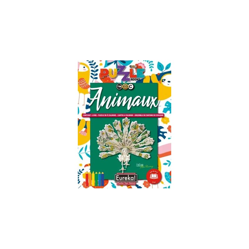 Livre puzzle 3D - Animaux