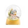 Boule à neige musicale - Trois petits lapins