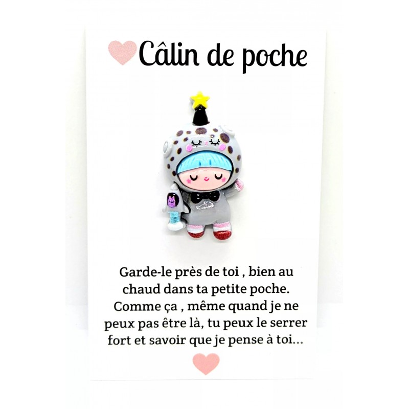 Carte Câlin de Poche - Nana cosmo Carte Câlin de Poche - Nana cosmo