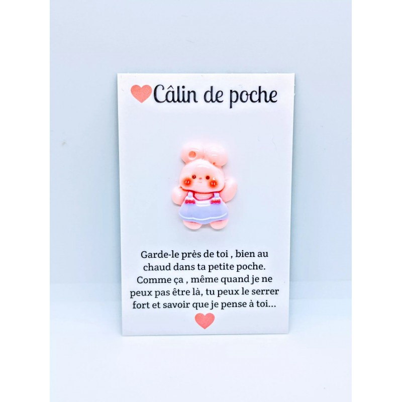 Carte Câlin de Poche - Lapinette Carte Câlin de Poche - Lapinette
