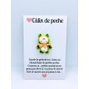 Carte Câlin de Poche - Grenouille verte